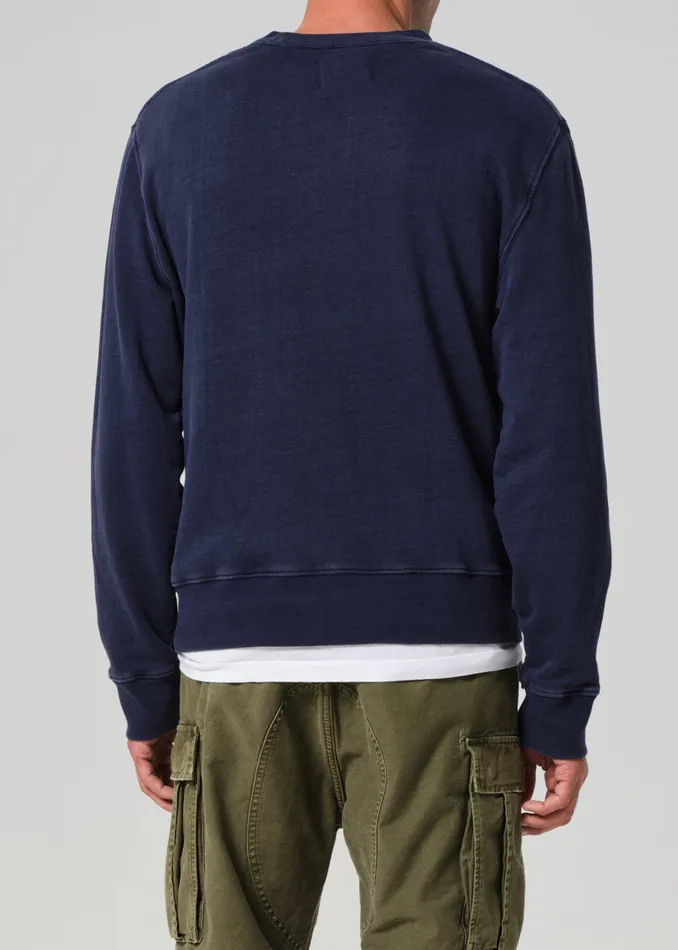 Men Shirts Citizens Of Humanity Vintage Crewneck Sweatshirt In Sodalite