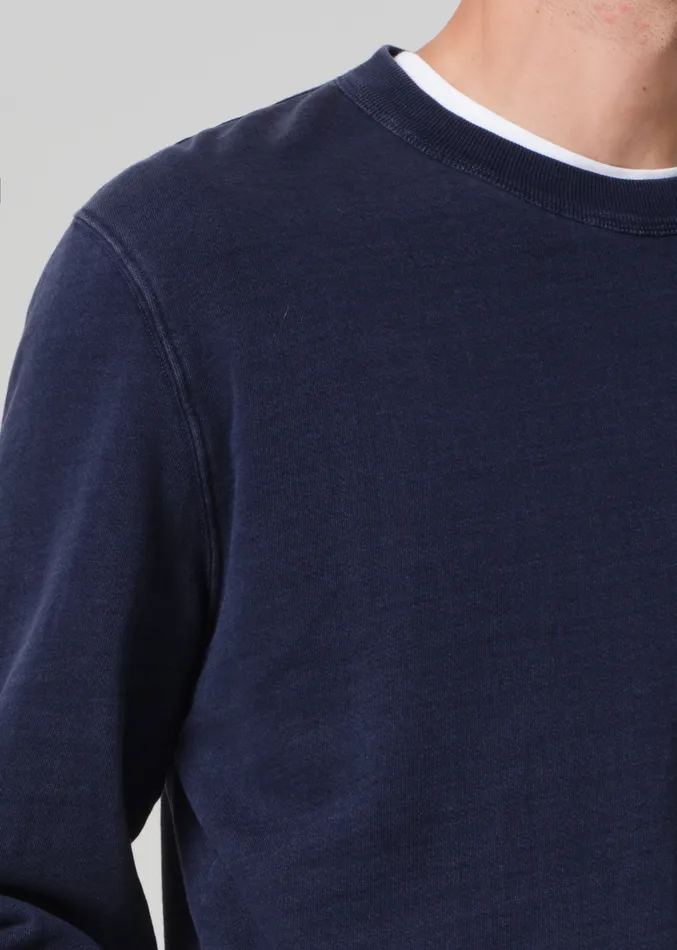 Men Shirts Citizens Of Humanity Vintage Crewneck Sweatshirt In Sodalite