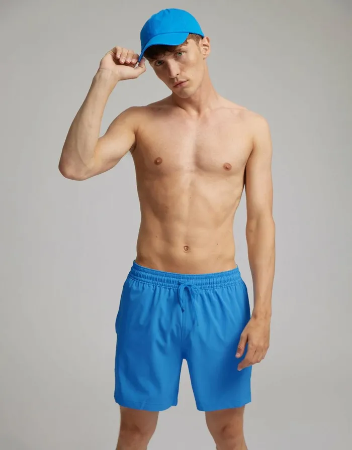 Men Shorts Colorful Standard Classic Swim Shorts Powder Blue