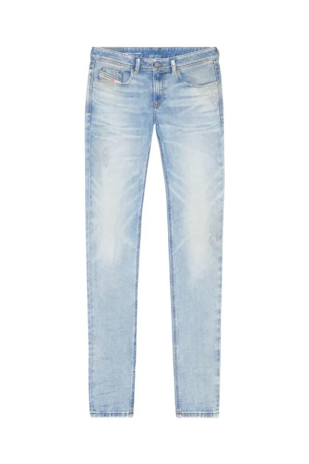 Men Skinny Jeans 1979 Sleenker 09g39 Light Blue Diesel Skinny Men Skinny Jeans 1979 Sleenker 09g39 Light Blue Diesel Skinny