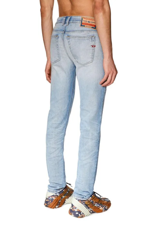 Men Skinny Jeans 1979 Sleenker 09g39 Light Blue Diesel Skinny Men Skinny Jeans 1979 Sleenker 09g39 Light Blue Diesel Skinny
