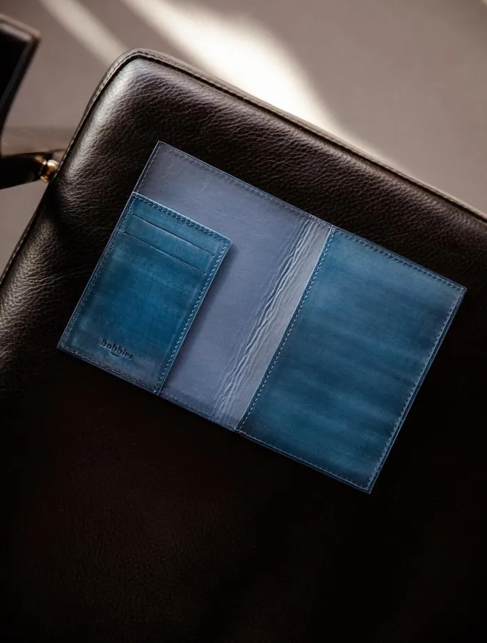 Men Small Leather Goods Bobbies Rio Navy Patina Men Small Leather Goods Bobbies Rio Navy Patina