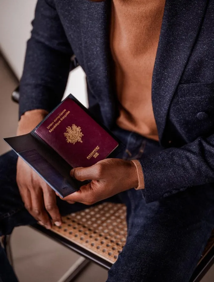 Men Small Leather Goods Bobbies Rio Navy Patina Men Small Leather Goods Bobbies Rio Navy Patina