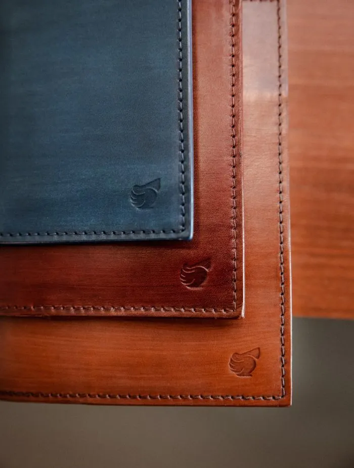 Men Small Leather Goods Bobbies Rio Navy Patina Men Small Leather Goods Bobbies Rio Navy Patina