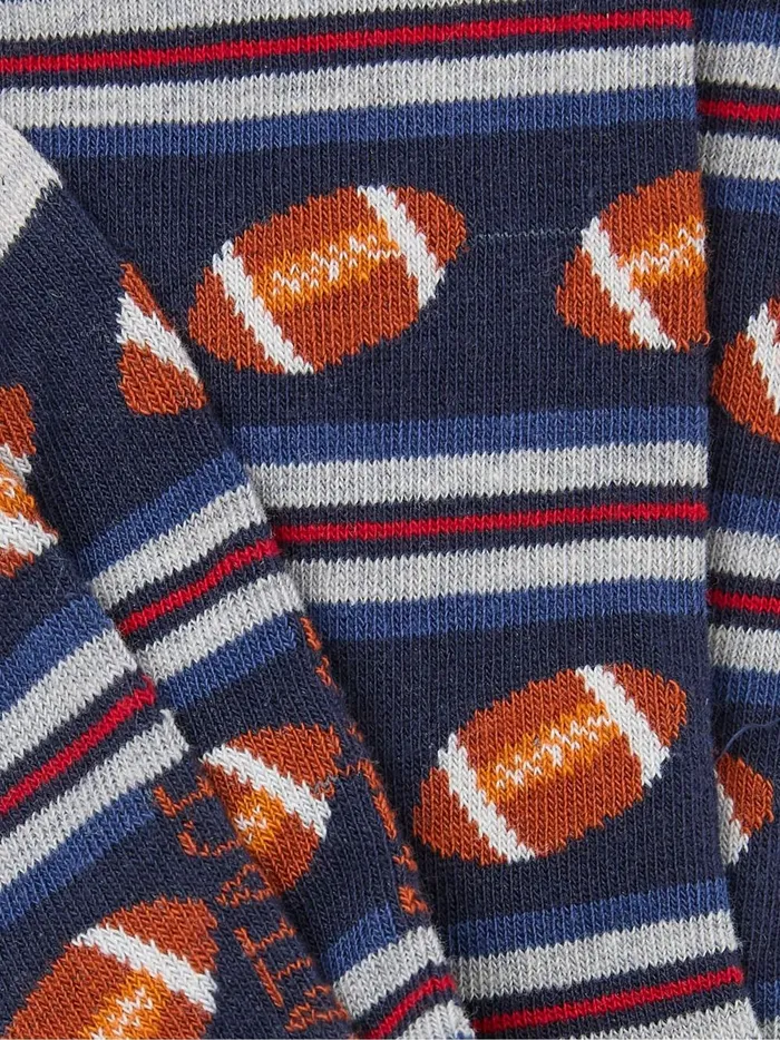 Men Socks Fat Face Blue Rugby Socks 1 Pack