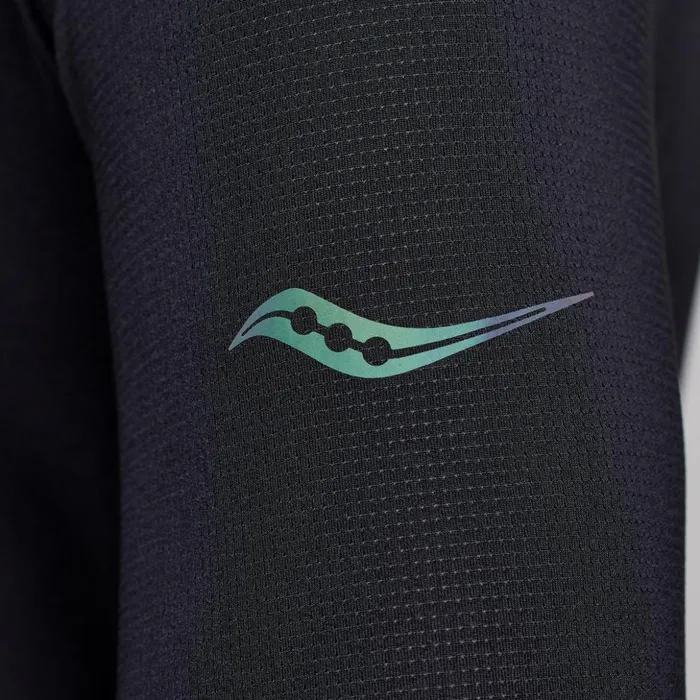Men Stopwatch Long Sleeve Black Saucony Tops