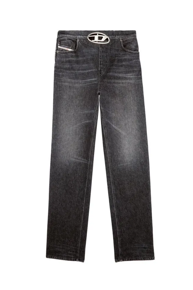 Men Straight Jeans 1955 DRekiv 0ckah Blackdark Grey Diesel Straight Men Straight Jeans 1955 DRekiv 0ckah Blackdark Grey Diesel Straight