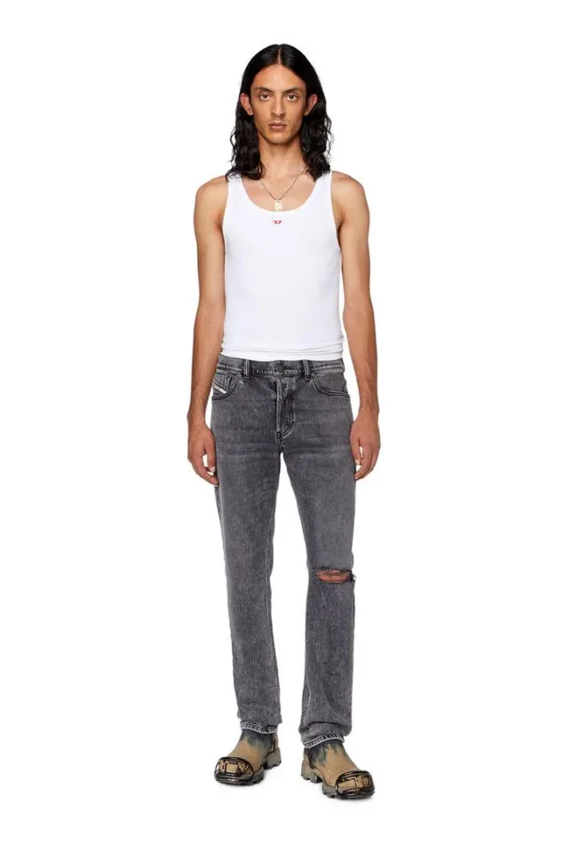 Men Straight Jeans 1995 DSark 09g81 Grey Diesel Straight