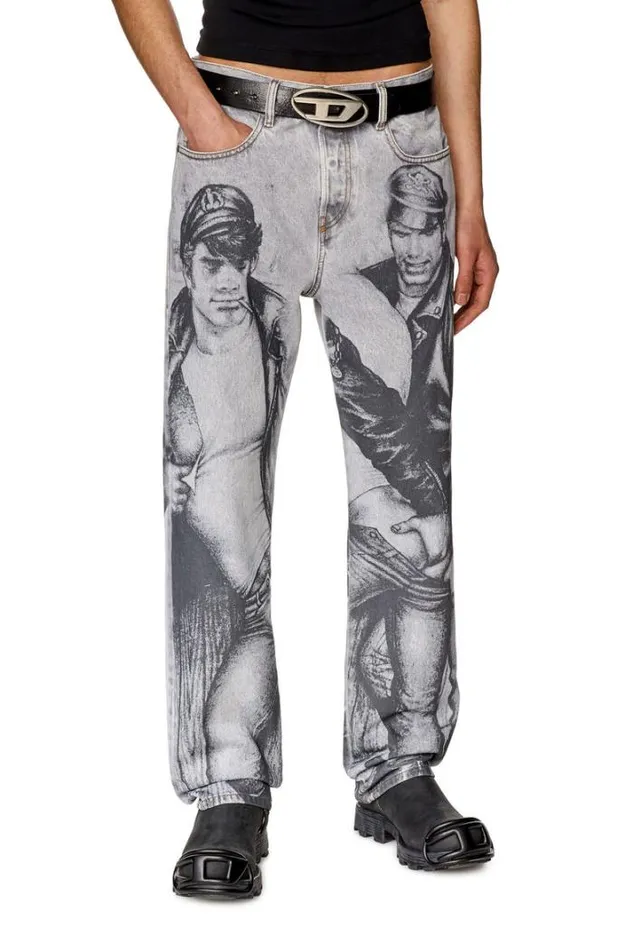 Men Straight Jeans 2020 DViker 007f8 Grey Diesel Straight Men Straight Jeans 2020 DViker 007f8 Grey Diesel Straight