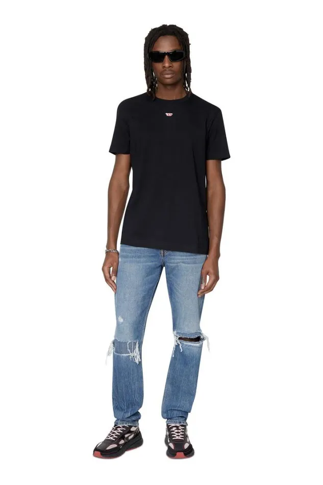 Men TDiegorD Black Diesel Tshirts