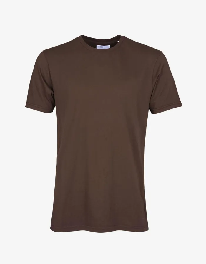 Men TShirts Colorful Standard Classic Organic Tee Coffee Brown