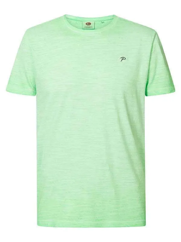 Men TShirts Petrol Industries Marl TShirt Green Gecko