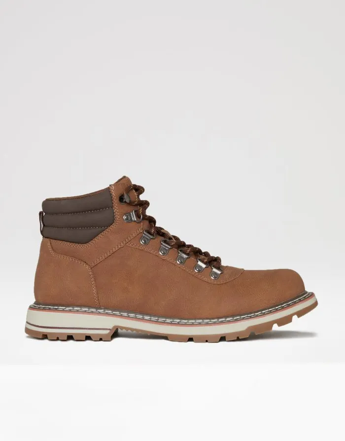 Men Tan Classic Lace Up Chukka Boots Threadbare Boots