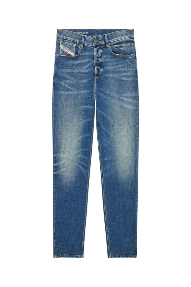 Men Tapered Jeans 2005 DFining 007l1 Medium Blue Diesel Tapered Men Tapered Jeans 2005 DFining 007l1 Medium Blue Diesel Tapered