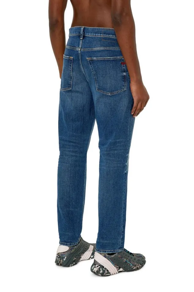 Men Tapered Jeans 2005 DFining 007l1 Medium Blue Diesel Tapered Men Tapered Jeans 2005 DFining 007l1 Medium Blue Diesel Tapered
