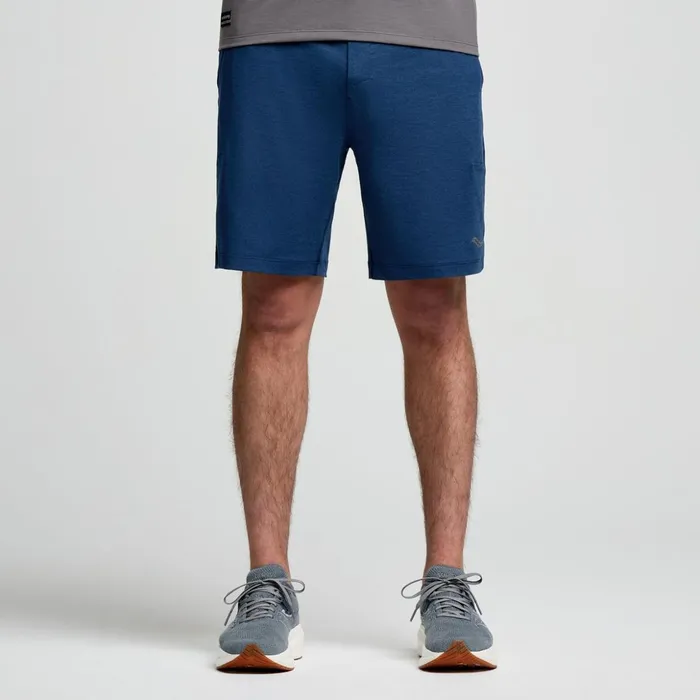 Men Triumph 8034 Short Navy Heather Saucony Bottoms