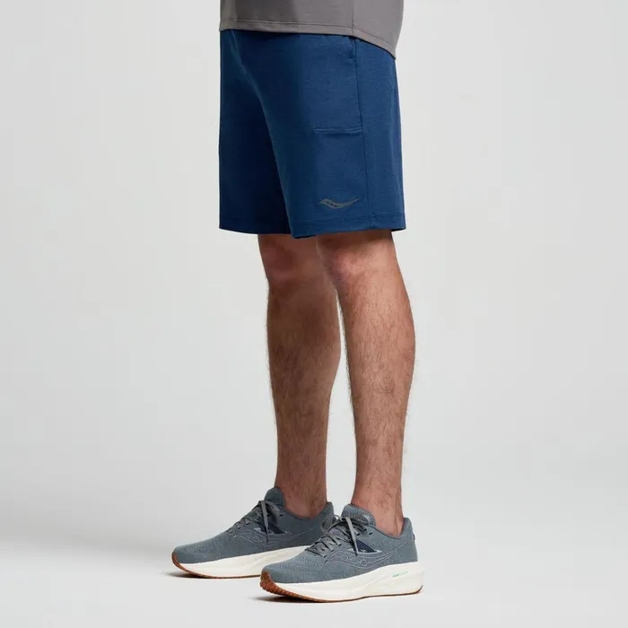 Men Triumph 8034 Short Navy Heather Saucony Bottoms