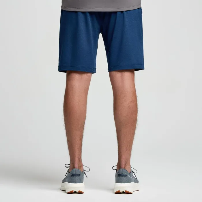 Men Triumph 8034 Short Navy Heather Saucony Bottoms