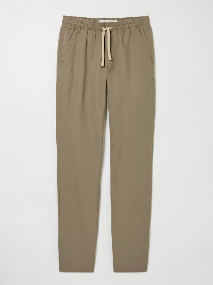 Men Trousers and Chinos Fat Face Natural Straight Cotton Linen Trousers