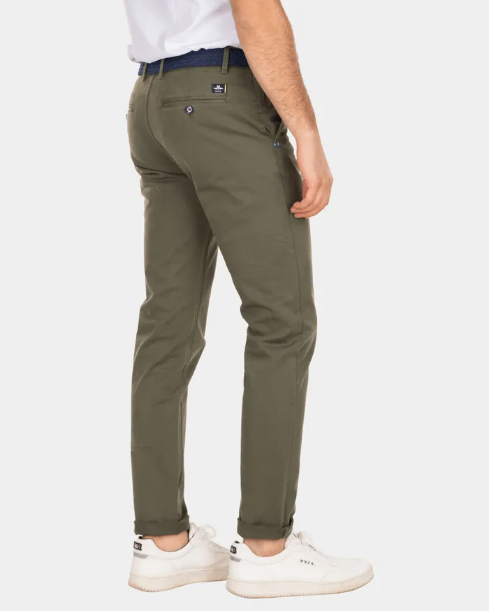 Men Trousers NZA New Zealand Auckland Napier Twill Stretch 8211 Army