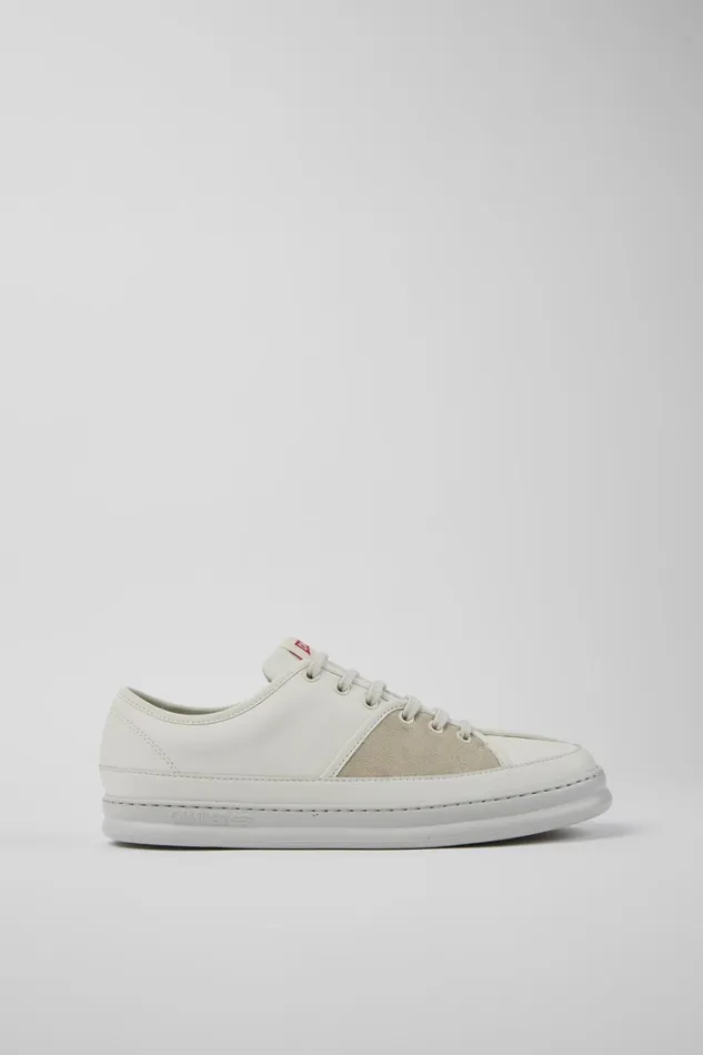 Men Twins Multicolored Leather And Nubuck Sneakers Camper Sneakers