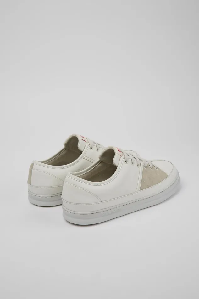 Men Twins Multicolored Leather And Nubuck Sneakers Camper Sneakers