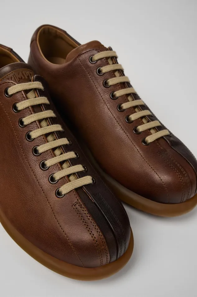 Men Twins Multicolored Leather Shoe Camper Casual Shoes