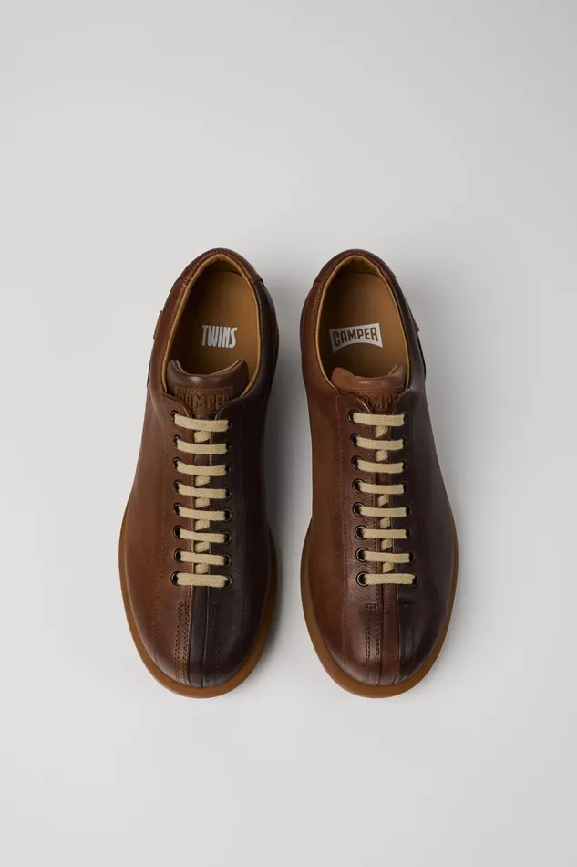 Men Twins Multicolored Leather Shoe Camper Casual Shoes Men Twins Multicolored Leather Shoe Camper Casual Shoes