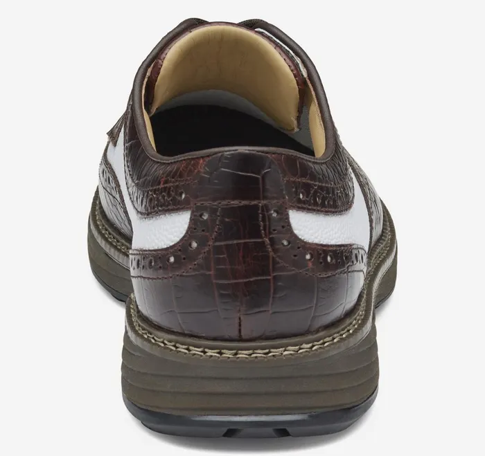 Men Upton Gl3 Luxe Hybrid Dark Brown Waterproof Full Grainwhite Scotch Grain JohnstonandMurphy LaceUps Men Upton Gl3 Luxe Hybrid Dark Brown Waterproof Full Grainwhite Scotch Grain JohnstonandMurphy LaceUps