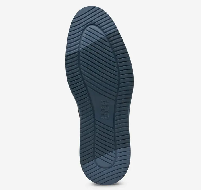 Men Upton Plain Toe Tan Full Grainblue Sole JohnstonandMurphy LaceUps Men Upton Plain Toe Tan Full Grainblue Sole JohnstonandMurphy LaceUps