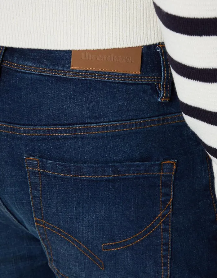 Men Vintage Wash Slim Fit Jeans Threadbare Slim Fit Men Vintage Wash Slim Fit Jeans Threadbare Slim Fit