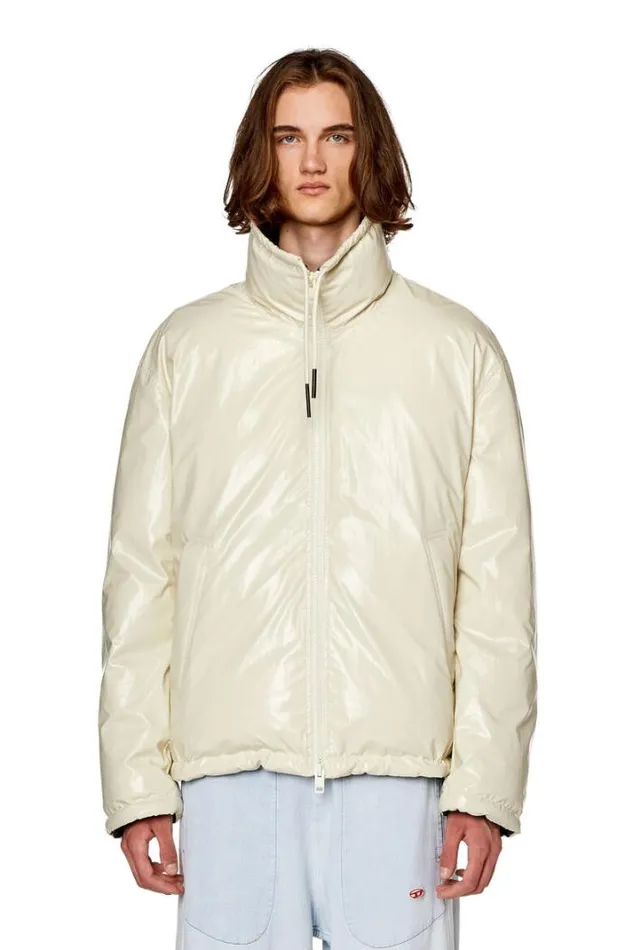 Men WJupit White Diesel Outerwear And Jackets Men WJupit White Diesel Outerwear And Jackets