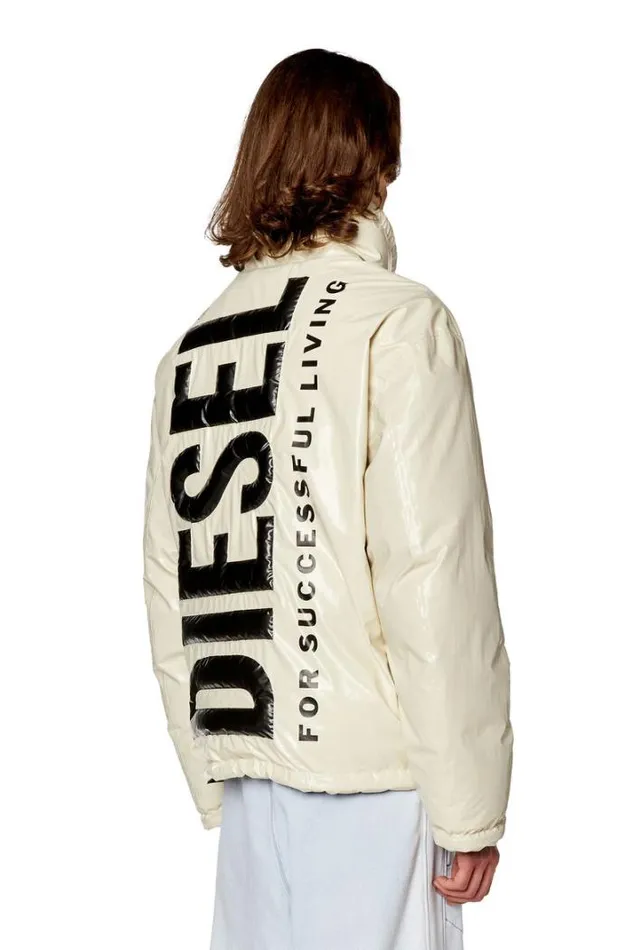 Men WJupit White Diesel Outerwear And Jackets Men WJupit White Diesel Outerwear And Jackets