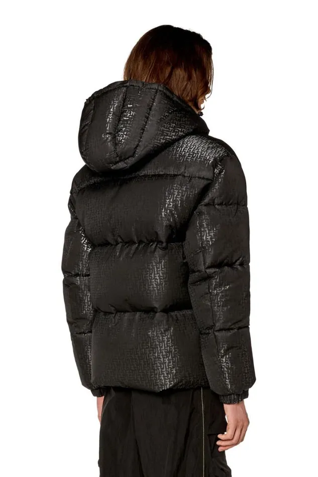 Men WRolfysMon Black Diesel Outerwear And Jackets Men WRolfysMon Black Diesel Outerwear And Jackets