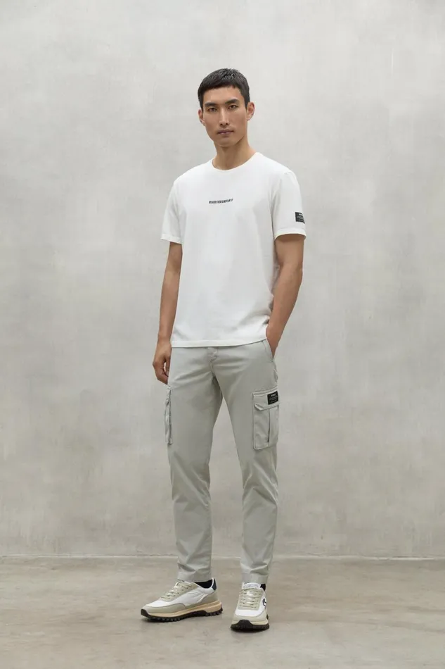 Men White Almer TShirt Ecoalf TShirts