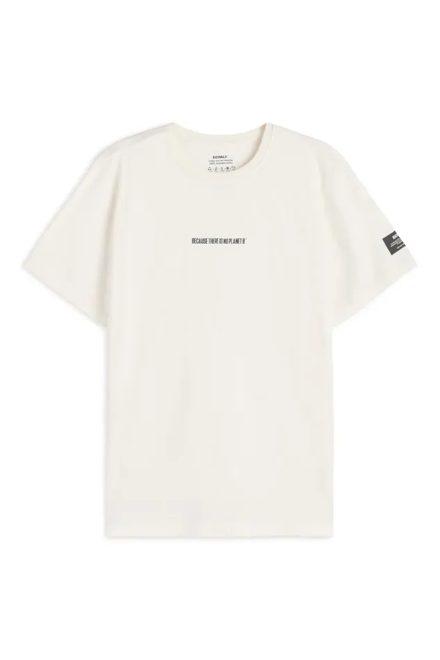 Men White Almer TShirt Ecoalf TShirts