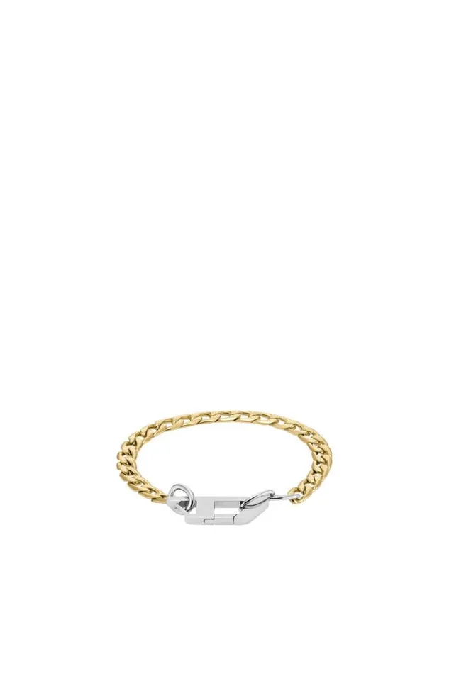 MenWomen Dx1437 Gold Diesel Jewelry