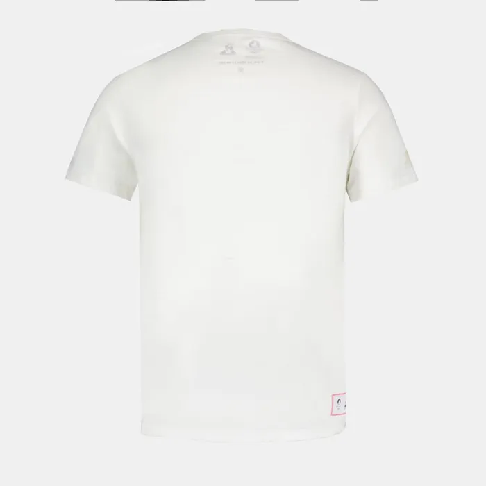 MenWomen Le Coq Sportif Tshirts And Tops Paris 2024 TShirt Marshmallow