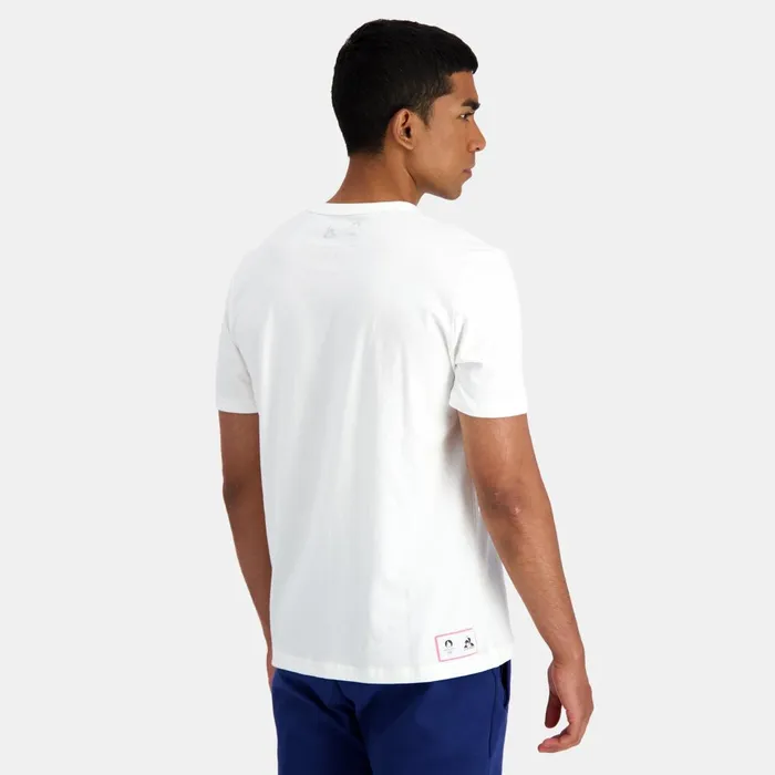 MenWomen Le Coq Sportif Tshirts And Tops Paris 2024 TShirt Marshmallow