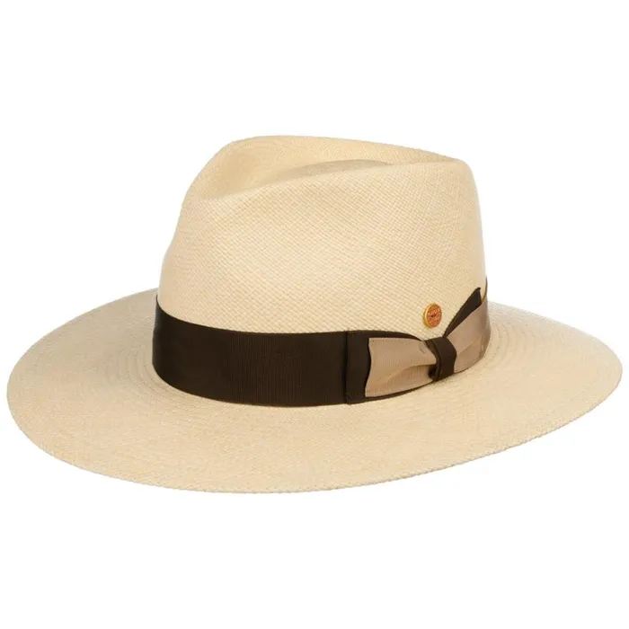 MenWomen Panama Hats Mayser Nice Classic Panama Hat Natural Brown