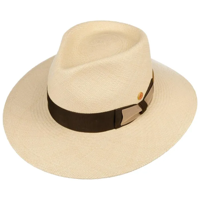 MenWomen Panama Hats Mayser Nice Classic Panama Hat Natural Brown MenWomen Panama Hats Mayser Nice Classic Panama Hat Natural Brown