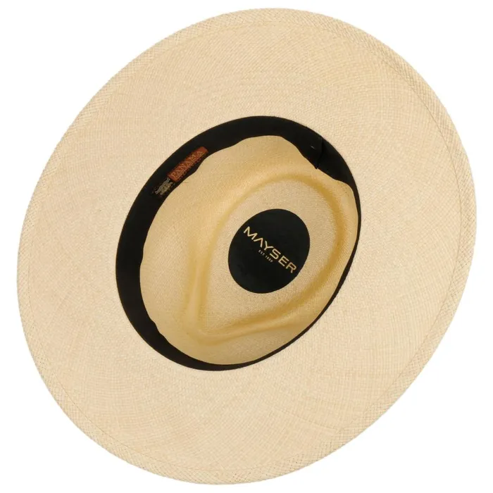 MenWomen Panama Hats Mayser Nice Classic Panama Hat Natural Brown MenWomen Panama Hats Mayser Nice Classic Panama Hat Natural Brown