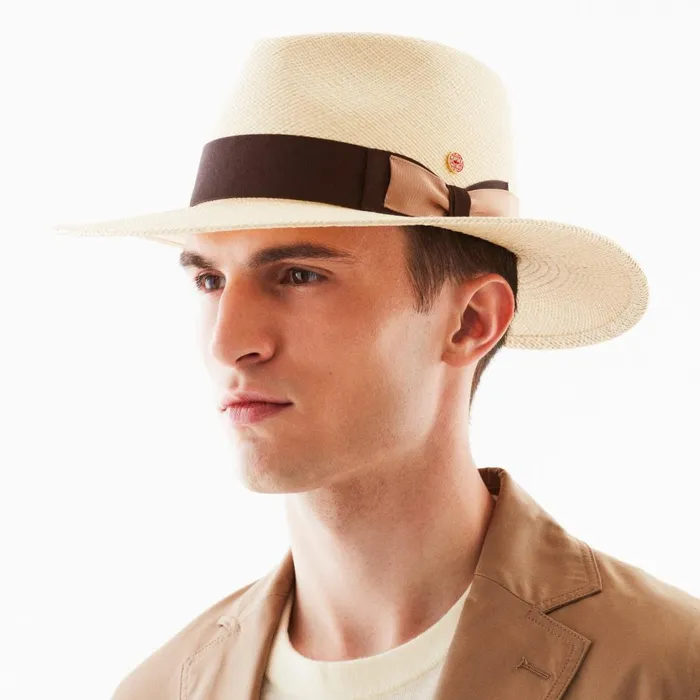 MenWomen Panama Hats Mayser Nice Classic Panama Hat Natural Brown MenWomen Panama Hats Mayser Nice Classic Panama Hat Natural Brown