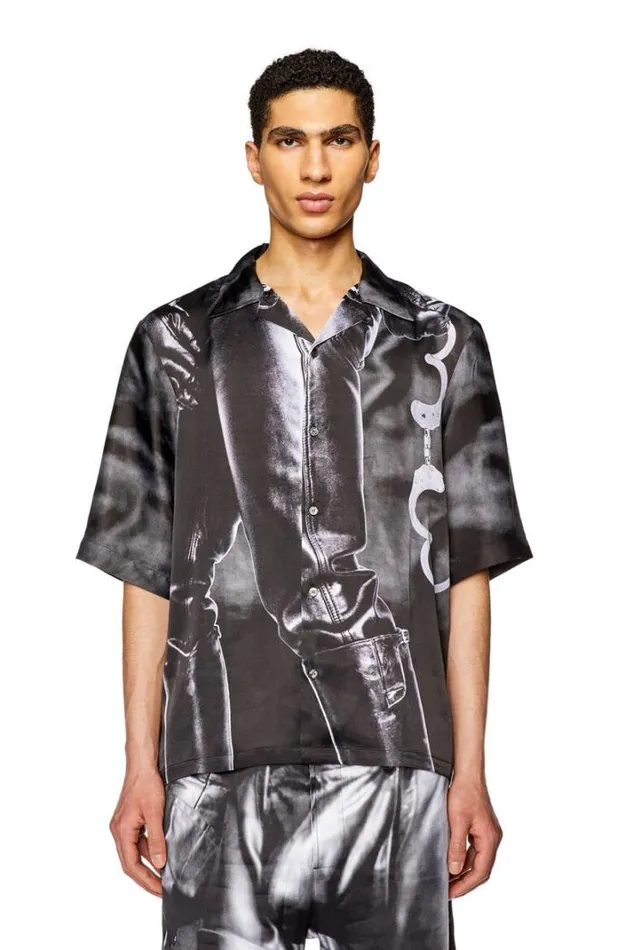 MenWomen PrSMec23 Black Diesel Shirts MenWomen PrSMec23 Black Diesel Shirts