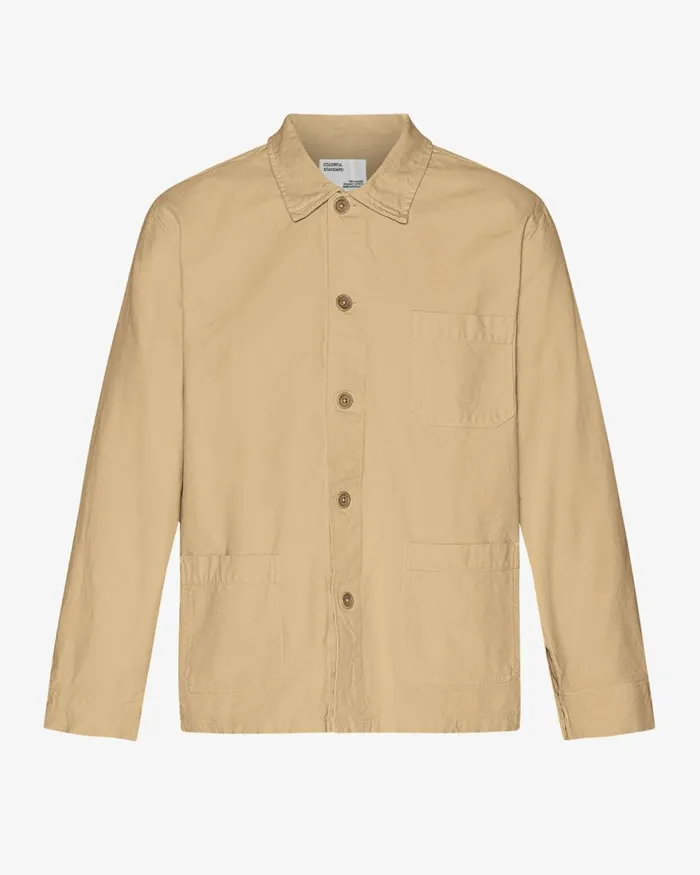 Men Workwear Jackets Colorful Standard Organic Workwear Jacket Desert Khaki