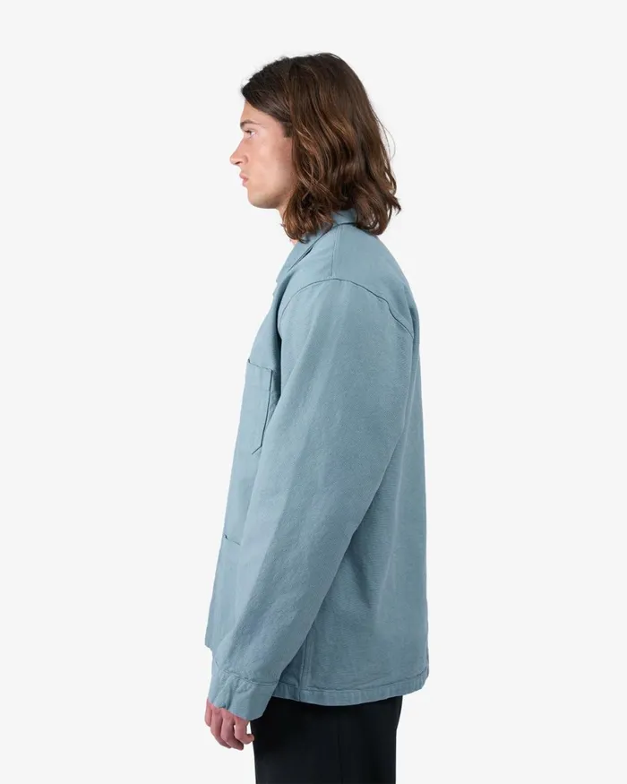 Men Workwear Jackets Colorful Standard Organic Workwear Jacket Stone Blue