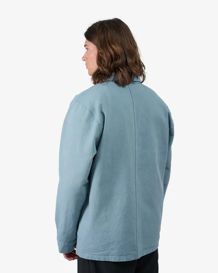 Men Workwear Jackets Colorful Standard Organic Workwear Jacket Stone Blue