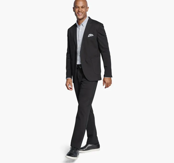 Men Xc Flex Knit Blazer Black Solid JohnstonandMurphy Blazers Men Xc Flex Knit Blazer Black Solid JohnstonandMurphy Blazers