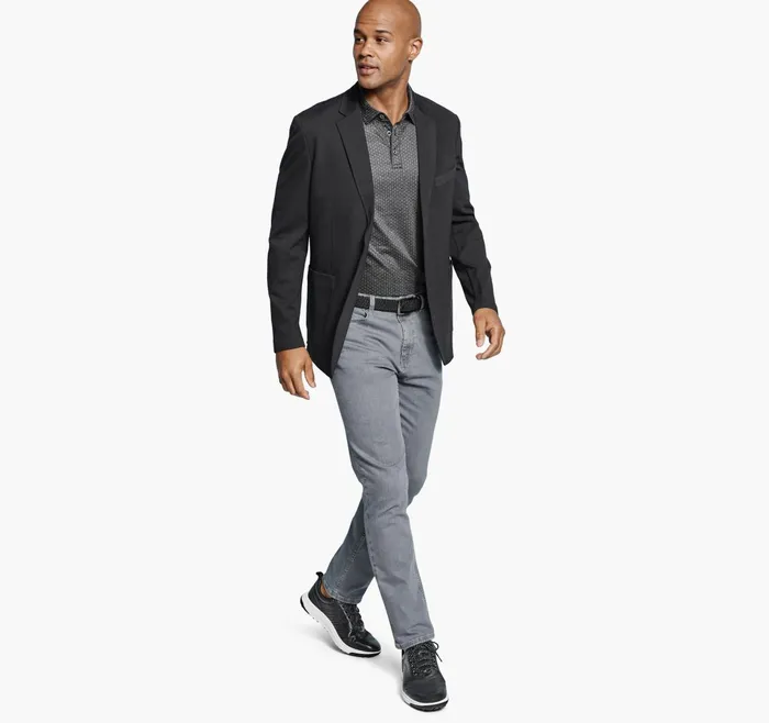 Men Xc Flex Knit Blazer Black Solid JohnstonandMurphy Blazers Men Xc Flex Knit Blazer Black Solid JohnstonandMurphy Blazers