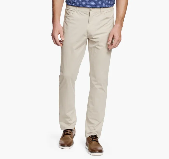Men Xc4 Performance FivePocket Pants Stone JohnstonandMurphy Pants and Jeans